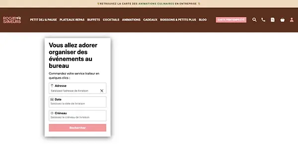 Site Room Saveurs