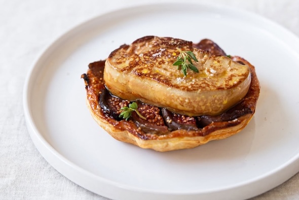Foie gras poêlé avec chutney