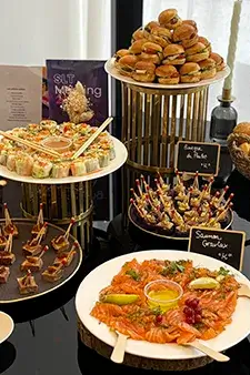 Buffet de pièces cocktail