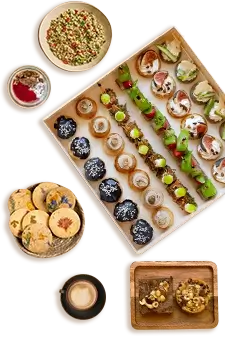 Buffet de pièces cocktail